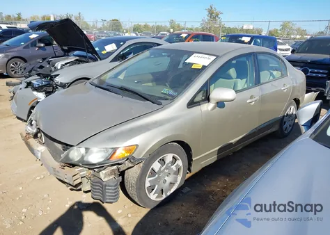 2007 Honda Civic Lx из США, поврежденный, VIN 1HGFA16567L097070